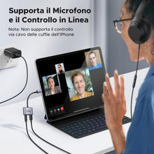 Carica l'immagine nel visualizzatore di Gallery, UGREEN Adattatore USB C a Jack 3,5 mm e Ricarica Rapida PD 30W