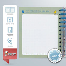 Carica l'immagine nel visualizzatore di Gallery, Grupo Erik: Diario Scuola 2024 2025 Snoopy - Agenda giornaliera 11 mesi, 16 x 14 cm, Diario scolastico 2024-2025, Diario scuola 2024 2025 elementari snoopy