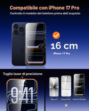 Carica l'immagine nel visualizzatore di Gallery, UNBREAKcable Pellicola Protettiva Privacy per iPhone 17 Pro 6,3 Pollici