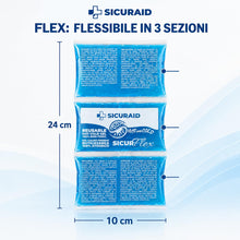 Carica l'immagine nel visualizzatore di Gallery, SICURAID Ghiaccio Gel Riutilizzabile Caldo Freddo FLEX - 1 Pezzo