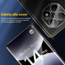Carica l'immagine nel visualizzatore di Gallery, QULLOO Vetro Temperato per Xiaomi Redmi Note 14 Pro 5G / Poco X7 5G, 2 Pezzi Pellicola Protettiva e 2 Pezzi Pellicola Fo