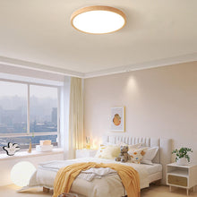 Carica l'immagine nel visualizzatore di Gallery, Plafoniera Led Soffitto Con Venature Del Legno,Montaggio Ad Incasso,Moderno Ultrasottile Plafoniera Led,24W 3000K/4000K/