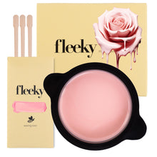 Carica l'immagine nel visualizzatore di Gallery, Fleeky Brow Set di cera calda per microonde – 2 in 1 per depilazione e cura – ideale per viso, corpo e zona bikini – pre