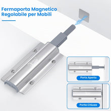 Carica l'immagine nel visualizzatore di Gallery, Push Pull per Ante Jiayi 2 Pezzi Apertura a Pressione Ante Chiusura Magnetico Pressione Home Push to Open Custodia in Al