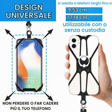 Carica l'immagine nel visualizzatore di Gallery, Kinizuxi 2 Pack Crossbody Phone Lanyard with Adjustable Neck Strap and Mobile Phone Ring Grip, Universal Smartphone Stra