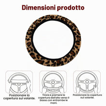 Carica l'immagine nel visualizzatore di Gallery, Coprivavolante Universale Leopardato 38 cm