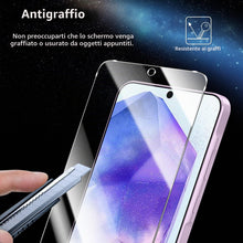 Carica l'immagine nel visualizzatore di Gallery, Coiwxmoi Vetro Temperato per Samsung Galaxy A55 5G/Samsung Galaxy A35 5G Pellicola Protettiva 2 Pezzi Durezza 9H Anti-Gr