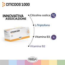 Carica l'immagine nel visualizzatore di Gallery, CITICOOS® 1000, Citicolina 1000 mg per il supporto Cognitivo | Omega Pharma
