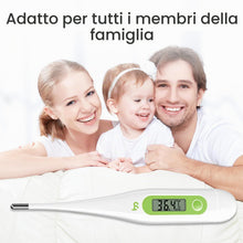 Carica l'immagine nel visualizzatore di Gallery, Febbre Termometro digitale per bambini, letture accurate e veloci, sonda impermeabile