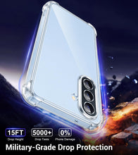 Carica l'immagine nel visualizzatore di Gallery, FLLAO Cover per Samsung Galaxy A18/A17 5G/4G, TPU Bumper, Trasparente