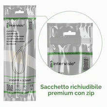 Carica l'immagine nel visualizzatore di Gallery, intervisio Fascette Plastica per Cablaggio 200 mm x 2,5 mm, Fermacavo Bianche, Elettricista 200mm Nylon Cavi Stringicavo
