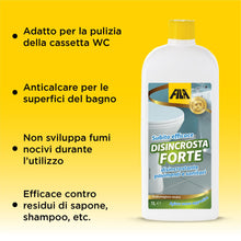 Carica l'immagine nel visualizzatore di Gallery, FILA Solutions DISINCROSTA FORTE Disincrostante WC Sanitari Gres - 1L