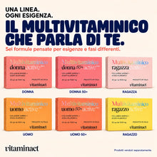 Carica l'immagine nel visualizzatore di Gallery, Multivitaminico Ragazza Active Pro, ELETTO PRODOTTO DELL'ANNO 2025-22 Vitamine e Minerali con Ferro e Magnesio, per il N