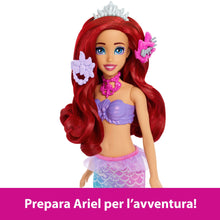 Carica l'immagine nel visualizzatore di Gallery, Mattel Disney Princess Ariel con Specchiera Magica Bambola e Accessori