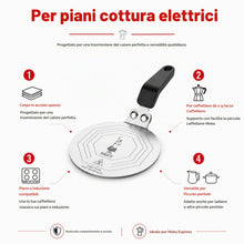 Carica l'immagine nel visualizzatore di Gallery, Bialetti Piattello A Induzione 13 Cm, Argento