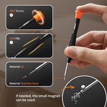 Carica l'immagine nel visualizzatore di Gallery, JOREST Kit di riparazione per occhiali, set di attrezzi per la riparazione di occhiali da sole e da vista comprensivo di