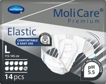 Carica l'immagine nel visualizzatore di Gallery, MoliCare Premium Elastic 10 Gocce L Pannoloni Assorbenti 14 pz