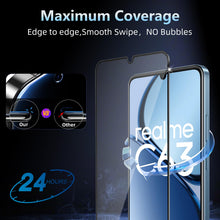 Carica l'immagine nel visualizzatore di Gallery, Datree 2 Pezzi per Realme C63/Realme C61 /Realme Note 60 Pellicola Vetro Temperato, 9H Protezione Anti Graffio Amichevol
