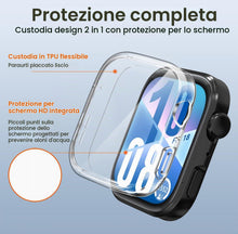 Carica l'immagine nel visualizzatore di Gallery, iVoler 3 Pezzi HD Clear Cover con Pellicola Protettiva per Huawei Watch Fit 4, Copertura Completa Custodia Anti-Graffio 