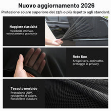 Carica l'immagine nel visualizzatore di Gallery, Tendine Parasole Auto Bambini, 2 Pezzi Parasole Finestrini Auto Piccola, Universale Tende Parasole Calza Finestrini Post