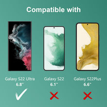 Carica l'immagine nel visualizzatore di Gallery, 2 Pezzi per Samsung Galaxy S22 Ultra Vetro Temperato, Senza Bolle