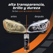 Carica l'immagine nel visualizzatore di Gallery, Area Boxes Vernice Trasparente Spray per Fari Auto | 400 ml | Finitura trasparente 2K Alto Lucido | Adesione al Policarb