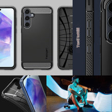 Carica l'immagine nel visualizzatore di Gallery, Spigen Cover Rugged Armor per Samsung Galaxy A55 5G