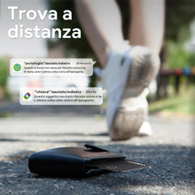 Carica l'immagine nel visualizzatore di Gallery, VOCOlinc Air Tag Card Compatibile con Android Google Funzioni Trova o iOS Apple Dov'è App, Ricaricabile Wallet Tracker C