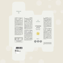 Carica l'immagine nel visualizzatore di Gallery, Vitamina D3 K2 Gocce 2000 UI D3 + 50 µg K2 - 50 ml, Alto Dosaggio