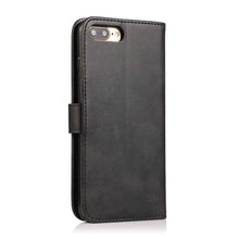 Carica l'immagine nel visualizzatore di Gallery, Custodia Cover in Pelle per iPhone 7 Plus/iPhone 8 Plus, Nero