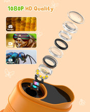 Carica l'immagine nel visualizzatore di Gallery, 1000X Digitale Microscopio Bambini Portatile: Lente Ingrandimento Tascabile con 2.0" IPS Pollici ＆ 8 LED Luce - Natale R
