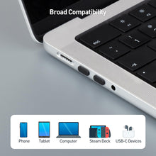 Carica l'immagine nel visualizzatore di Gallery, Cable Matters Confezione da 20 copri porte USB-C in nero