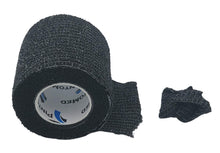 Carica l'immagine nel visualizzatore di Gallery, PintoMed Bendaggio COESIVO - Nero Garza Elastica, 6 Rotoli x 5 cm x 4.5 m autoadesiva Flessibile Bende, qualità Professi