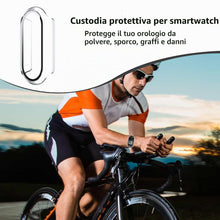 Carica l'immagine nel visualizzatore di Gallery, FDHYFGDY Custodie per Xiaomi Smart Band 10,Custodia Protettiva con Pellicola Protettiva per lo Schermo, Rigida Antigraff