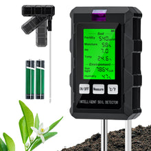 Carica l'immagine nel visualizzatore di Gallery, Wigearss Misuratore pH per Terreno 6 in 1, Tester Digitale per Piante, Nero