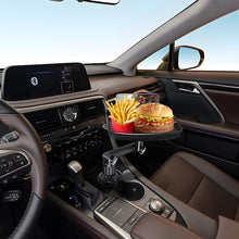 Carica l'immagine nel visualizzatore di Gallery, CGEAMDY Vassoio per Alimenti per Auto, Universali Multifunzionale Girevole Vassoio Auto Regolabile, con Rotazione Girevo