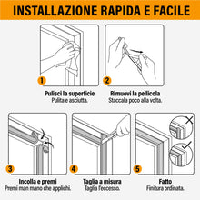 Carica l'immagine nel visualizzatore di Gallery, Guarnizione Porta e Guarnizione Finestra Adesiva, Profilo D, 10m (Marrone)