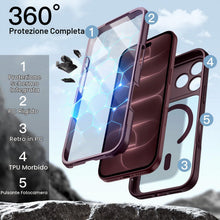 Carica l'immagine nel visualizzatore di Gallery, JETech 360° Protezione Cover per iPhone 18 Pro Max, Ciliegia Scuro