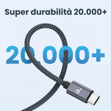Carica l'immagine nel visualizzatore di Gallery, RAMPOW Cavo USB Type-C, Cavo USB C 3A QC3.0 USB A a USB C per iPhone 18 Pro
