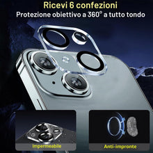 Carica l'immagine nel visualizzatore di Gallery, Ferilinso [6 Pezzi] Protezione Pellicola Vetro Fotocamera per iPhone 14 / iPhone 14 Plus ＆ iPhone 13/13 Mini Accessori C