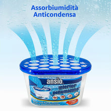 Carica l'immagine nel visualizzatore di Gallery, ANSIO® Deumidificatore 500 ml Confezione da 10, Assorbiumidità per Interni