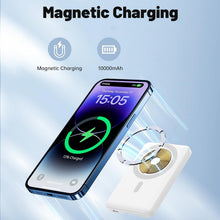 Carica l'immagine nel visualizzatore di Gallery, Power Bank 10000mAh, 20W Magnetico Wireless Ricarica Rapida Caricatore, Ultra Sottile Powerbank Type-C, Batterie esterne