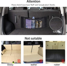 Carica l'immagine nel visualizzatore di Gallery, EINESIN Rete Portaoggetti Tasca Organizer, Rete Baule Auto per Car Sedile Groceries, Tasca Telo Protettivo Mesh Net per 