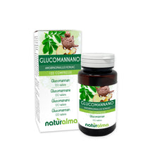 Carica l'immagine nel visualizzatore di Gallery, Glucomannano (Amorphophallus konjac) radici Naturalma - 60 g - 120 compresse - Integratore alimentare - Naturale e Vegan