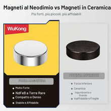 Carica l'immagine nel visualizzatore di Gallery, Wukong - Magneti per Frigorifero, 8x3mm | 30 pezzi, Calamite Piccole Magneti Neodimio, Cancellabili a Secco, per Ufficio