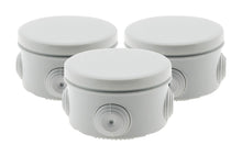 Carica l'immagine nel visualizzatore di Gallery, Zenitech - Set di 3 scatole stagne Ø80mm profondità 40mm - IP55