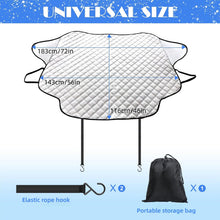 Carica l'immagine nel visualizzatore di Gallery, Parasole Auto Parabrezza Esterno,Copertura per Parabrezza per Auto,Copri Parabrezza Auto Inverno Anteriore,con Borsa Ada