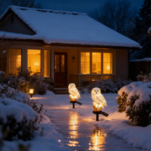 Carica l'immagine nel visualizzatore di Gallery, XVZ Lampade Solari per Esterni Giardino, Gufo statuette da giardino, luci solari decorazione per prato, terrazza, cortil