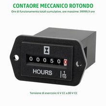 Carica l'immagine nel visualizzatore di Gallery, YOOREAL DC 6-80V Contatore digitale delle ore di funzionamento