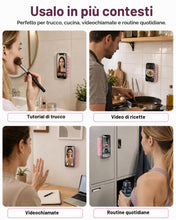 Carica l'immagine nel visualizzatore di Gallery, 5 Pezzi Ventosa in Silicone per Telefono - Supporto Ultra Aderente Antiscivolo per Selfie Video, Universale Senza Residu